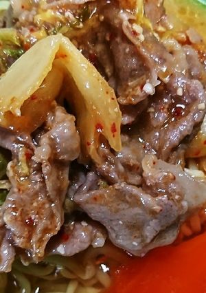 簡単！時短！！レンチンうまうま♪豚キムチ-レシピのメイン写真
