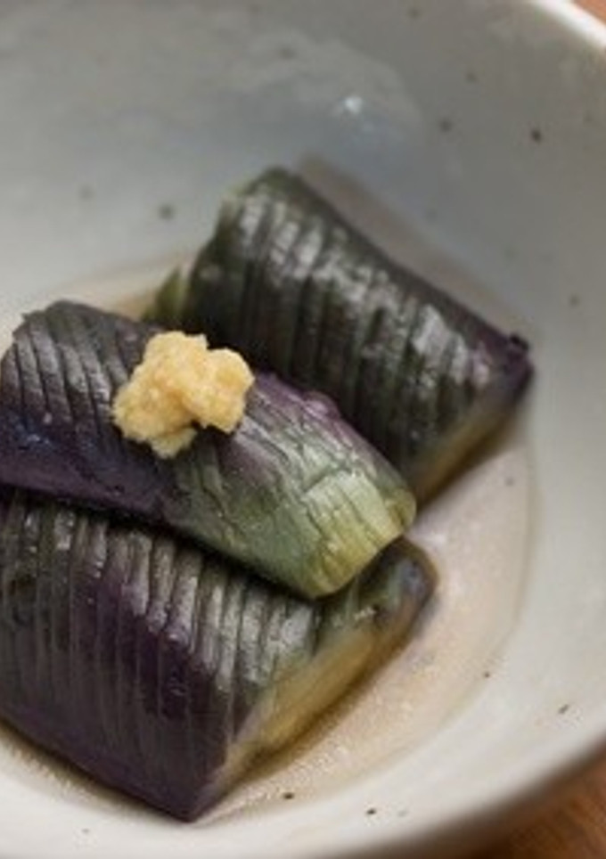 手作りの本返しで なすの煮びたし-レシピのメイン写真