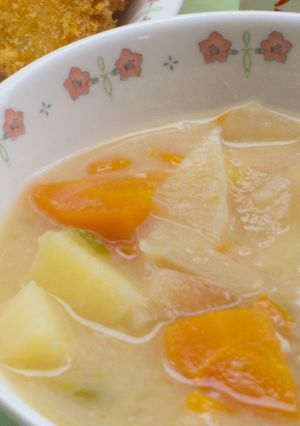 呉汁（ごじる）　【葛尾村の給食】-レシピのメイン写真