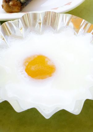 お菓子な目玉焼き　【葛尾村の給食】-レシピのメイン写真