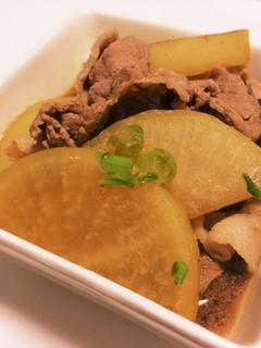 大根の葉でCa摂取!豚バラ大根-レシピのメイン写真