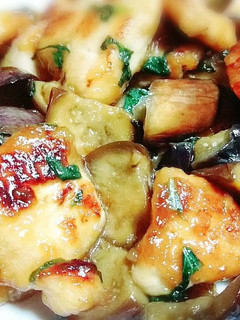 なすと鶏むねの大葉炒め★-レシピのメイン写真