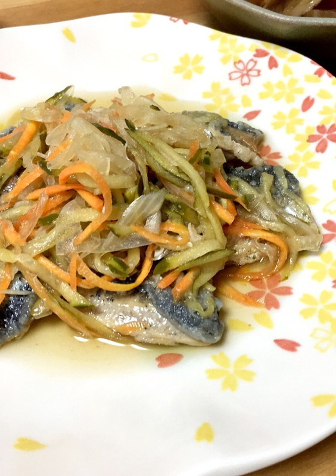 ♡野菜たっぷり秋刀魚の南蛮漬け♡-レシピのメイン写真