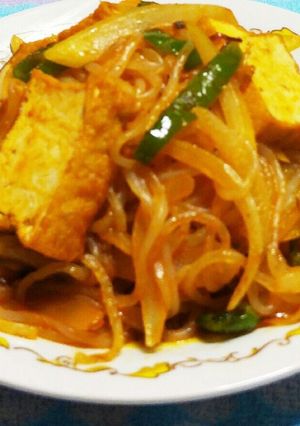 白滝のダイエットナポリタンスパゲッティー-レシピのメイン写真