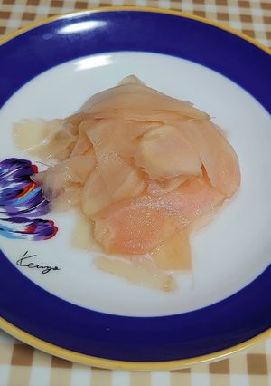 新生姜の甘酢漬け（ガリ）-レシピのメイン写真
