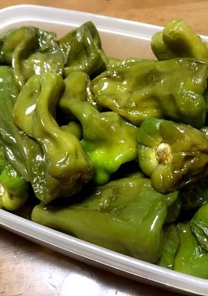 俺流！ピーマン丸ごとクタクタ煮-レシピのメイン写真