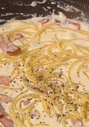 クリームチーズスパゲティ-レシピのメイン写真