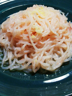 白滝でダイエットタラコバタ~パスタ。-レシピのメイン写真