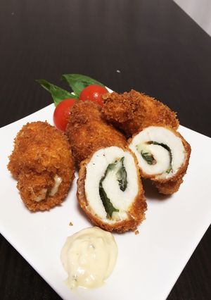 胸肉の大葉とチーズ巻きフライ-レシピのメイン写真