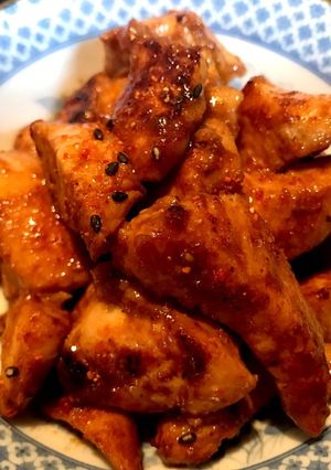 おつまみに鶏肉のピリ辛味噌炒め-レシピのメイン写真