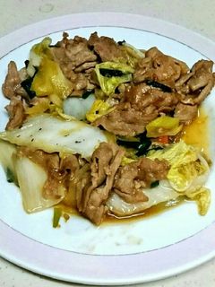 豚肉と白菜の味噌炒め-レシピのメイン写真