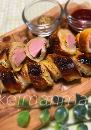 魚肉ソーセージと竹輪のトルネードパイ-レシピのメイン写真