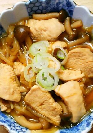 鶏むね肉しめじ もやしの柚子胡椒ポン酢煮-レシピのメイン写真