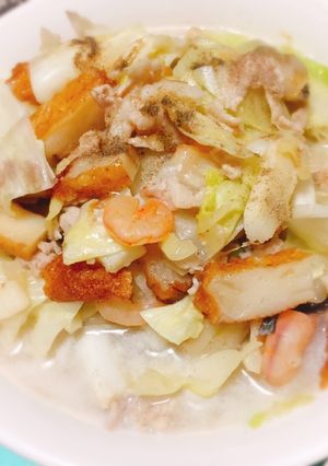 ダイエット白滝ちゃんぽん★1食約227㌍-レシピのメイン写真