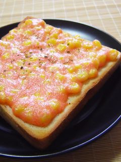 明太子コーンマヨ☆トースト-レシピのメイン写真