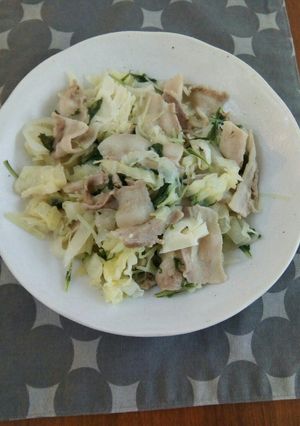 豚バラとキャベツの蒸し煮-レシピのメイン写真