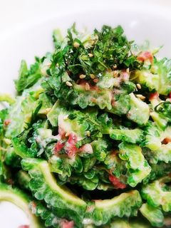 〜ゴーヤの梅マヨしそ和え〜-レシピのメイン写真