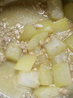 肉の旨味♪ 冬瓜のそぼろあんかけ煮-レシピのメイン写真