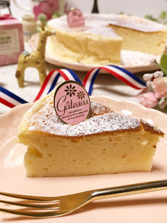 水切りヨーグルトでスフレケーキ♡-レシピのメイン写真