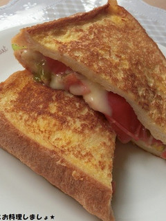 簡単★トマトとチーズのフレンチトースト-レシピのメイン写真