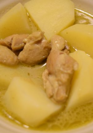 ジャガイモのグリーンカレーソースがけ-レシピのメイン写真