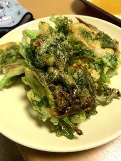 サクサク!春菊とエビのかき揚げ-レシピのメイン写真