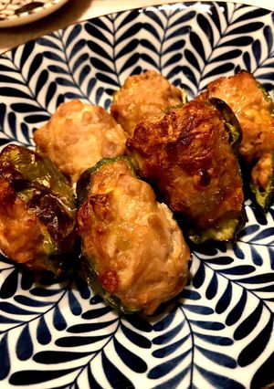 豚こま ピーマンの肉詰め-レシピのメイン写真