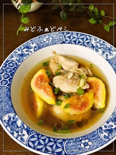 いちじくと鶏の煮びたし-レシピのメイン写真