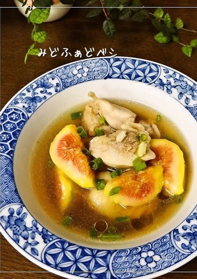 いちじくと鶏の煮びたし-レシピのメイン写真