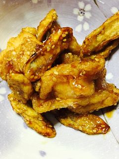 揚げ鶏肉とごぼうの甘辛煮-レシピのメイン写真