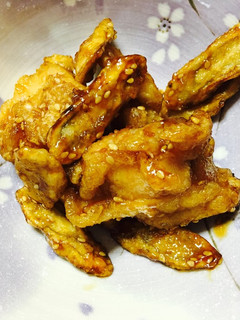 揚げ鶏肉とごぼうの甘辛煮-レシピのメイン写真