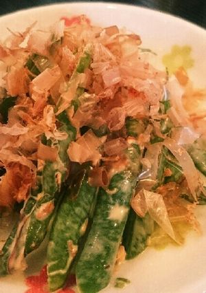 副菜♪インゲンのマヨ・鰹節・ラー油和え♪-レシピのメイン写真