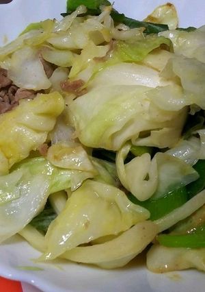 疲労回復★豚肉とキャベツの味噌炒め-レシピのメイン写真