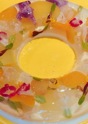 インスタ映え♡お花の2層ヨーグルトゼリー-レシピのメイン写真