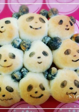 子どもでもできる簡単『ちぎりパンダパン』-レシピのメイン写真