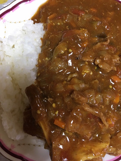 簡単な牛すじ夏野菜カレー-レシピのメイン写真