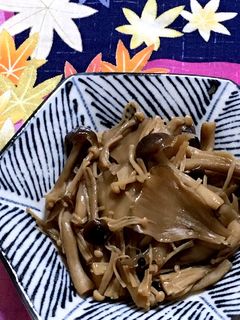 レンジdeきのこの醤油煮-レシピのメイン写真