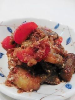 焼きナスと油揚げのみそだれ和え-レシピのメイン写真