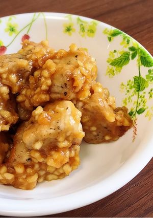 子どもに大人気♡鶏肉の味噌がらめ-レシピのメイン写真
