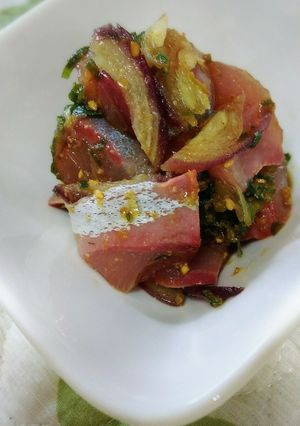 3ステップ☆生かつおの薬味和え♪-レシピのメイン写真
