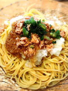 ズボラ飯☆ツナとなめ茸の和風おろしパスタ-レシピのメイン写真