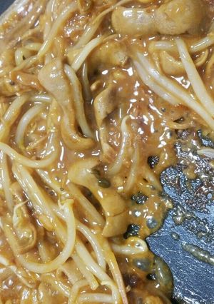 こてっちゃん入り味噌もんじゃ焼き-レシピのメイン写真