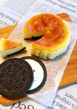カップでミニチュアオレオ♡チーズケーキ-レシピのメイン写真