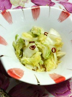 余った白菜で✿3分で簡単❀甘辛黒酢漬け✿-レシピのメイン写真