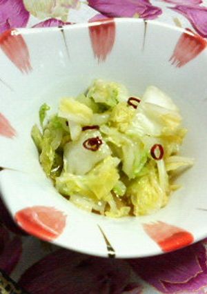 余った白菜で✿３分で簡単❀甘辛黒酢漬け✿-レシピのメイン写真