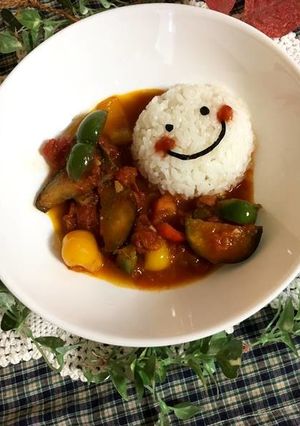 自家製トマトソースで夏野菜たっぷりスープ-レシピのメイン写真