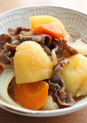 玉ねぎたっぷり肉じゃが-レシピのメイン写真