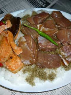 焼き銀鮭とヅケまぐろのカフェ丼-レシピのメイン写真
