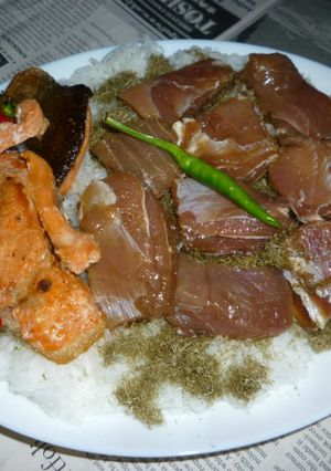 焼き銀鮭とヅケまぐろのカフェ丼-レシピのメイン写真
