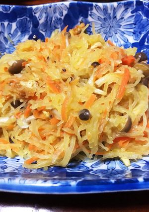 ☆金糸瓜のきんぴら風煮付け☆-レシピのメイン写真